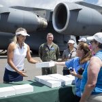 Lexi Thompson visits the troops at Joint Base in Charleston