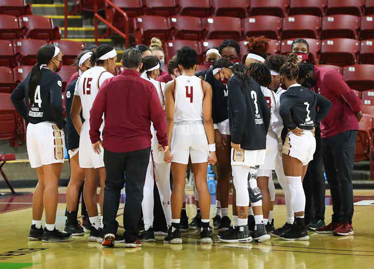 Members of the College of Charleston's Women's Basketball team. (Photo provided by College of Charleston Athletics)
