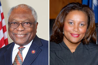 Photo of Congressman James E. Clyburn and Honorable J. Michelle Childs, U.S. District Court for the District of South Carolina