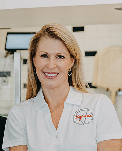 Joanne Migliori of Migliori's Pizzeria in Mount Pleasant, South Carolina