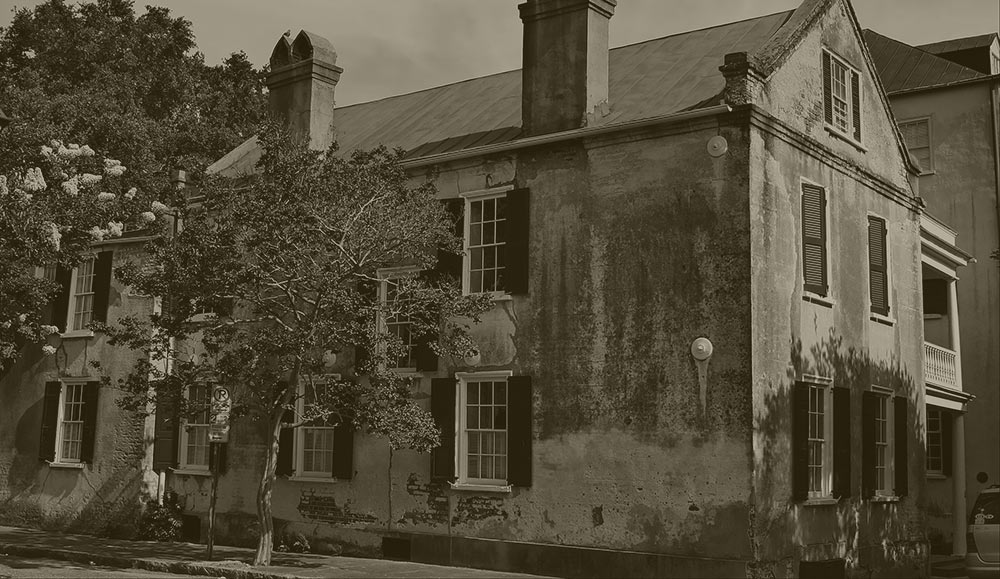 An historic home in Charleston, South Carolina.